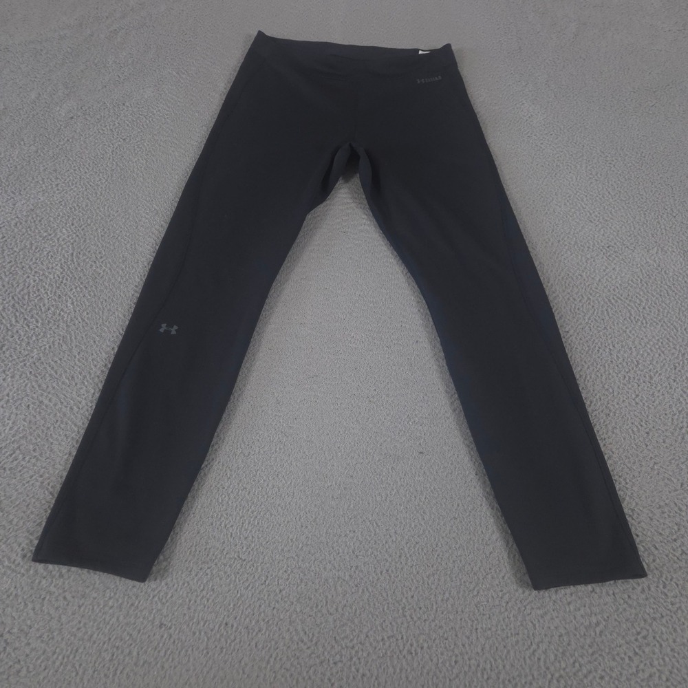 Under Armour Leggings Womens Large Black ColdGear Base 4.0 Skinny Thermal Warm
